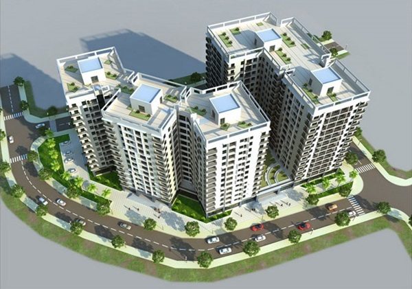 Phối cảnh khu căn hộ Green Park Residences