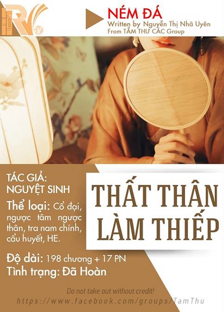 that than lam thiep - Truyện Thất Thân Làm Thiếp - ngược tâm truy nam