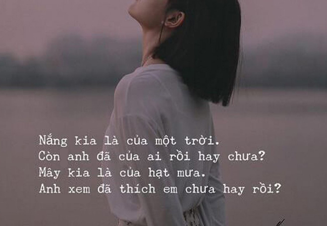 caption thả thính buồn