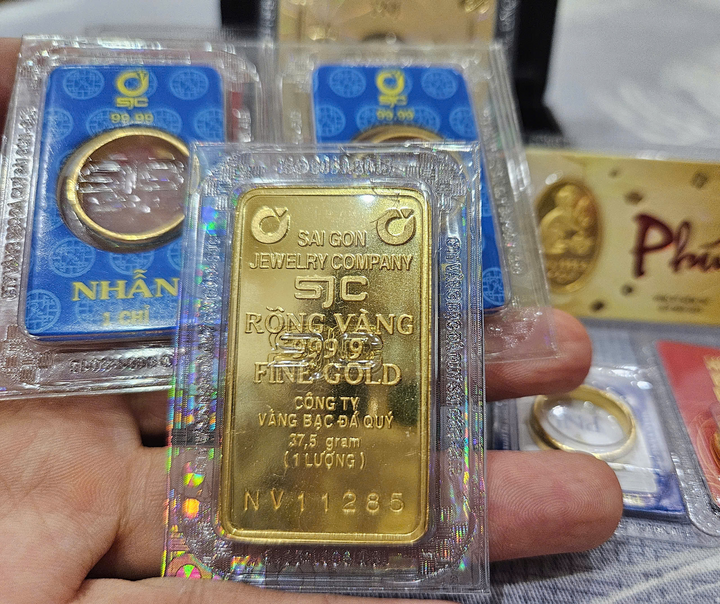 Giá vàng SJC cập nhật mới nhất hôm nay 24/5/2026