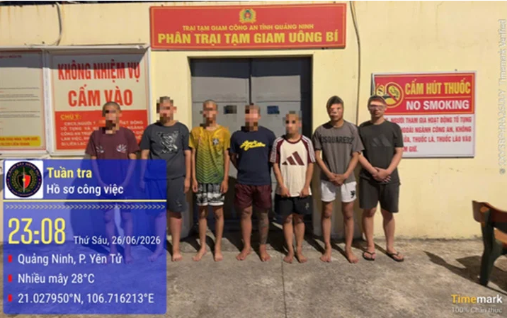 Bắt 7 nghi phạm cướp tài sản, gây rối trật tự công cộng ở Quảng Ninh