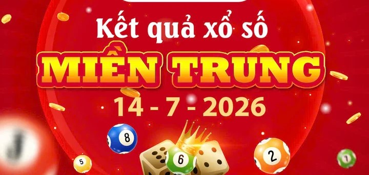 Xem chi tiết Kết quả xổ số Miền Trung ngày 14/7/2026 – Thông tin mở thưởng XSMT